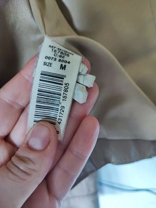 Cazadora cuero de mango