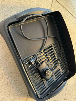 Parrilla-plancha eléctrica portátil