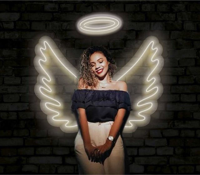 Photocall boda alas de Ángel 1500x1100mm nuevo