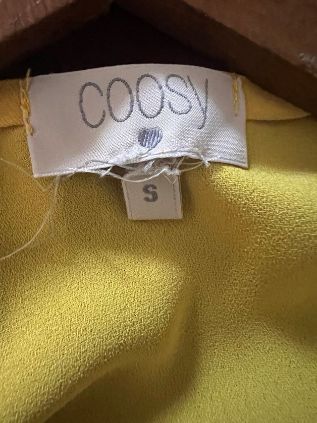 Camisa coosy amarilla Talla S