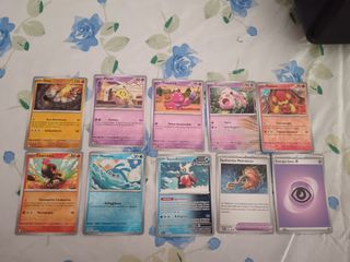 10 Carte Pokemon Composto Onix 120,Flitte 50 Tinka