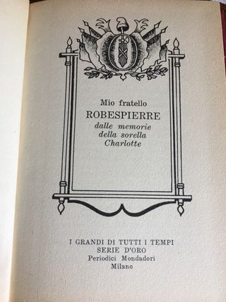 Collana 6 volumi tascabili 1965