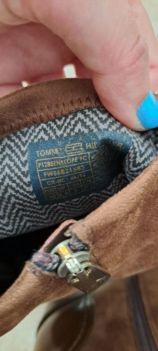 Botines Tommy Hilfiger piel marrón