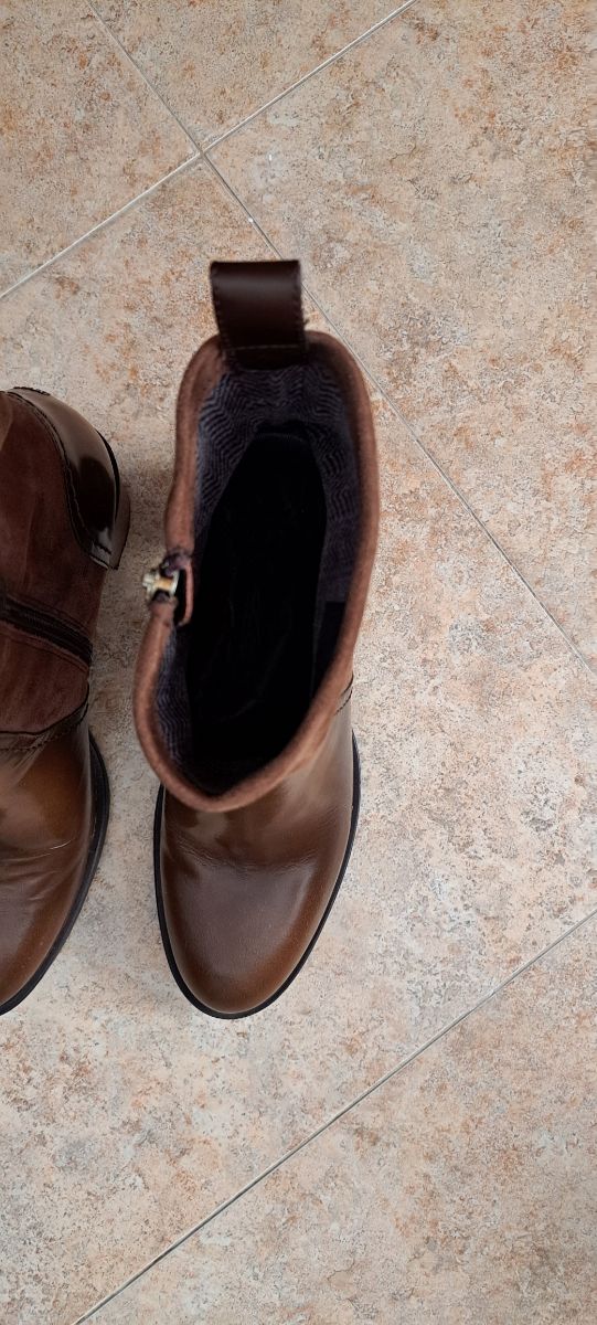 Botines Tommy Hilfiger piel marrón