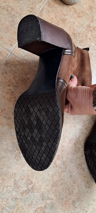 Botines Tommy Hilfiger piel marrón