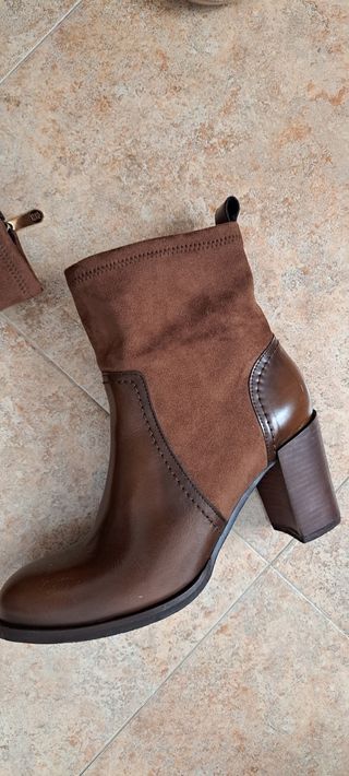 Botines Tommy Hilfiger piel marrón