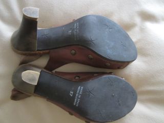Sandalias de piel, núm 37