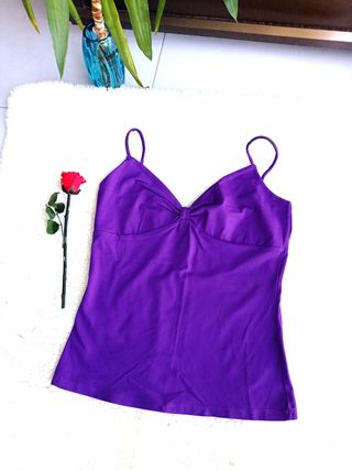 😍ZARA TOP MORADO