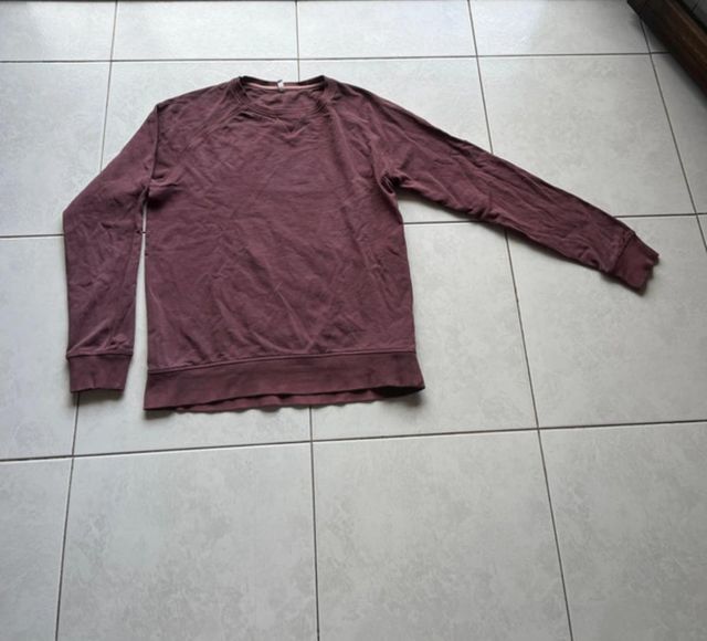 Felpa garzata senza cappuccio