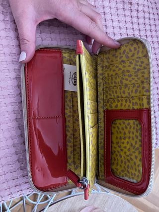 Cartera Fossil: monedor y tarjetero