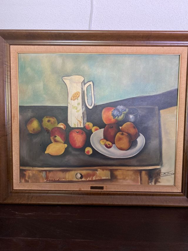 vendo marco , regalo reproducción oleo Cezanne