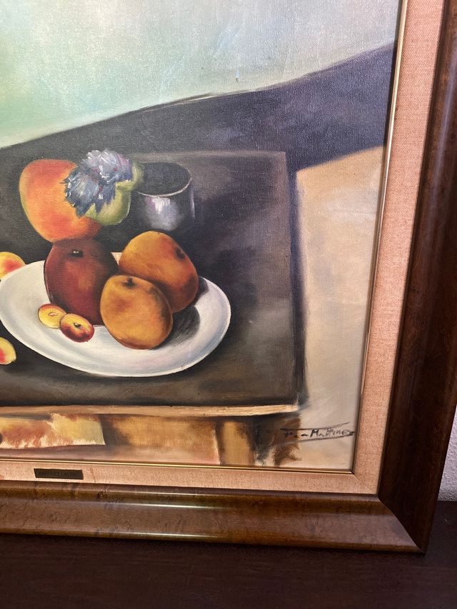 vendo marco , regalo reproducción oleo Cezanne