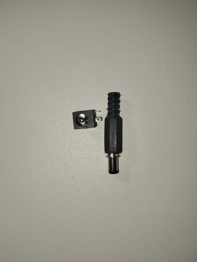 Pareja conectores Jack DC 5.5 nuevo a estrenar