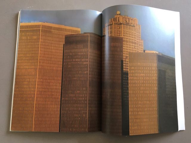 NY fotografie Wolf 1980 con torri gemelle