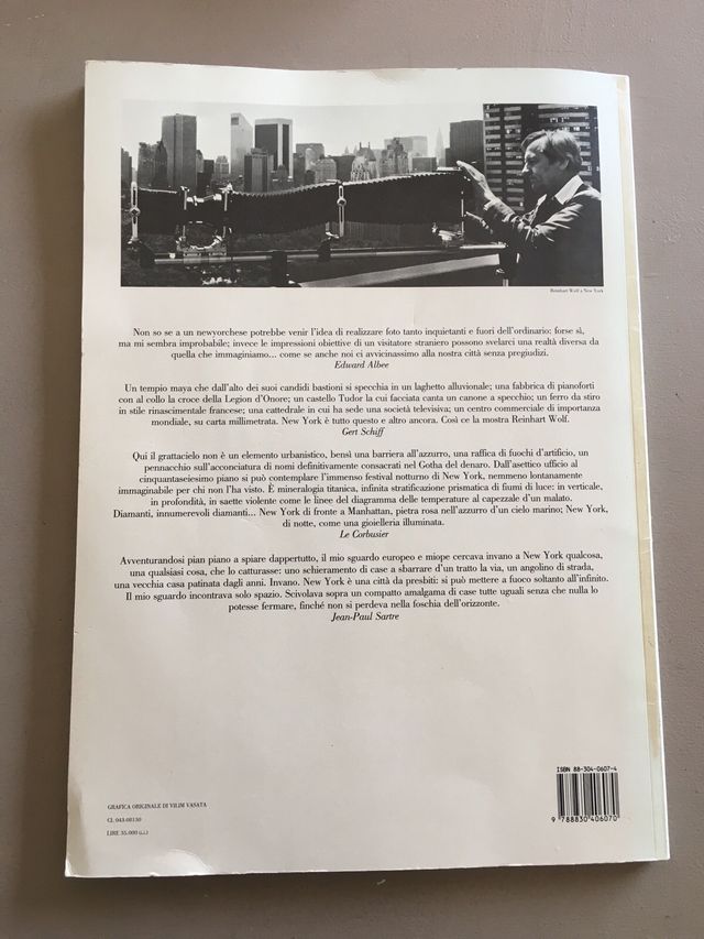 NY fotografie Wolf 1980 con torri gemelle