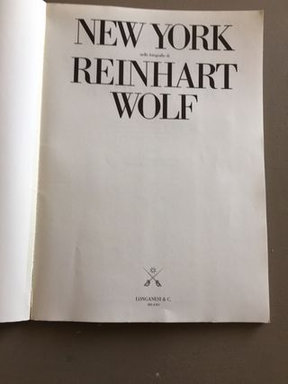 NY fotografie Wolf 1980 con torri gemelle