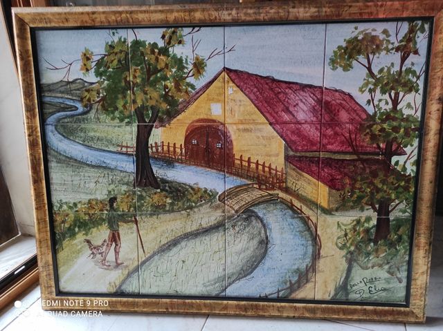 Dipinto su piastrelle