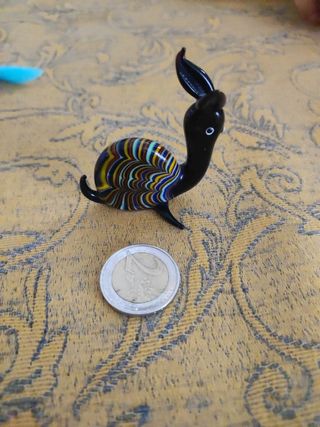 Bomboniera lumaca in vetro di murano