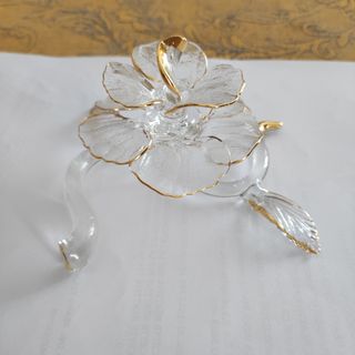 Rosa in fine vetro di murano