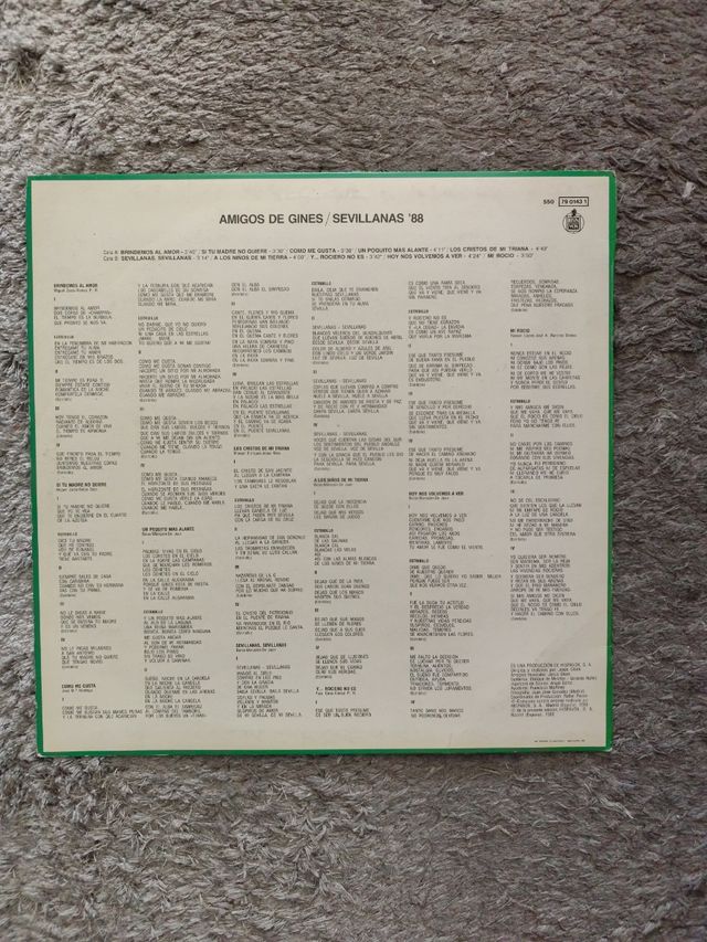 Vinilo Amigo de Gines