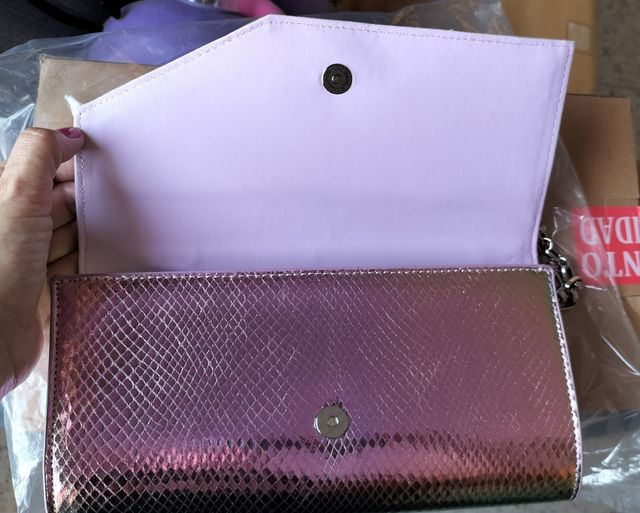 Clutch de animal print de María Mare.