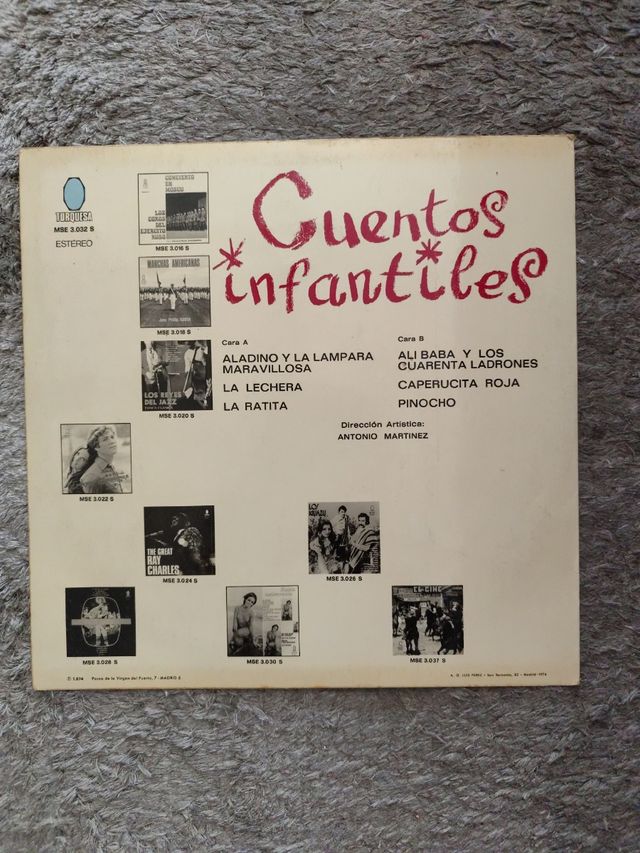 vinilo cuentos infantiles