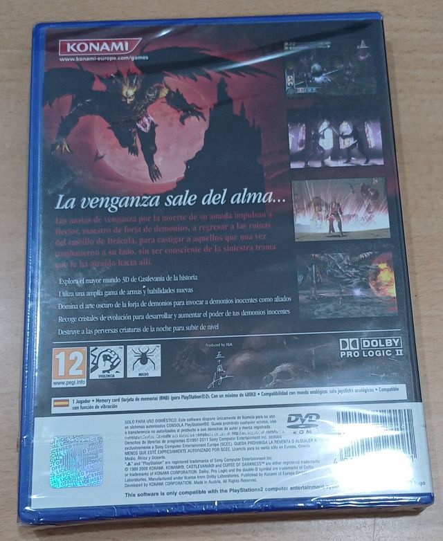 Castlevania Curse of Darkness Ps2