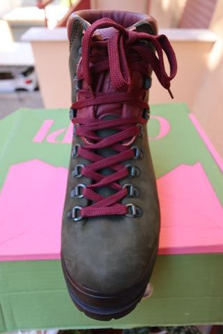 Scarponi tg. 42 -CRISPI Makalù pelle verde Calgary