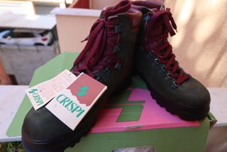 Scarponi tg. 42 -CRISPI Makalù pelle verde Calgary