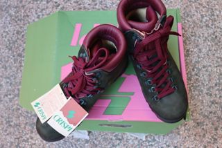 Scarponi tg. 42 -CRISPI Makalù pelle verde Calgary