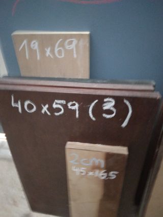 Recortes de tablero marino