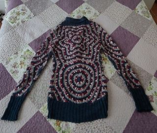 CHAQUETA DE LANA DESIGUAL COMO NUEVA 