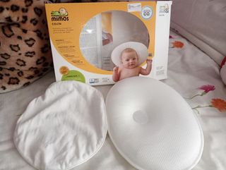 Cojín antiplagiocefalia bebés. Mimos, con funda.