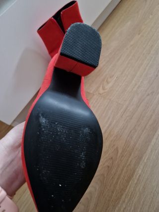 Botines rojos