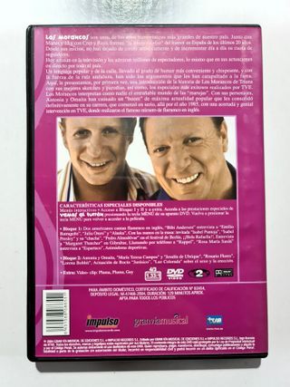 ✅LOTE DE 5 DVD DEL DUO LOS MORANCOS SIN ESTRENAR