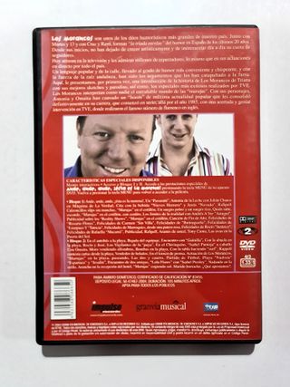 ✅LOTE DE 5 DVD DEL DUO LOS MORANCOS SIN ESTRENAR