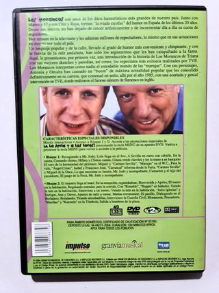 ✅LOTE DE 5 DVD DEL DUO LOS MORANCOS SIN ESTRENAR