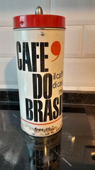 Lata vintage Cafe do Brasil 1966