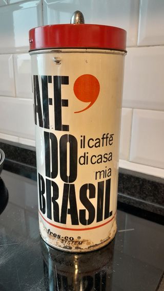 Lata vintage Cafe do Brasil 1966