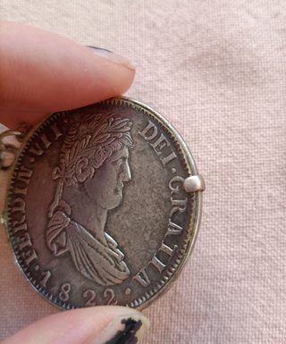 Moneda antigua Ferdin VII, 1822