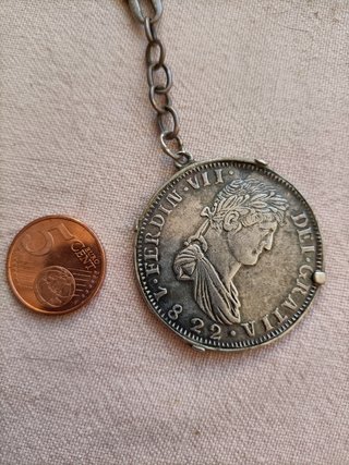 Moneda antigua Ferdin VII, 1822