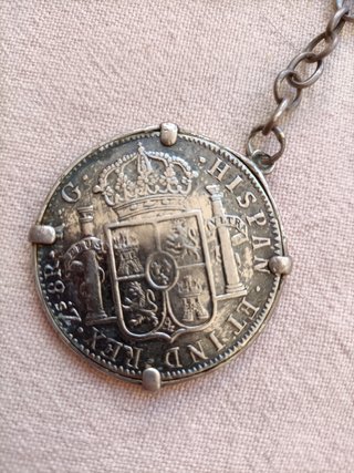 Moneda antigua Ferdin VII, 1822