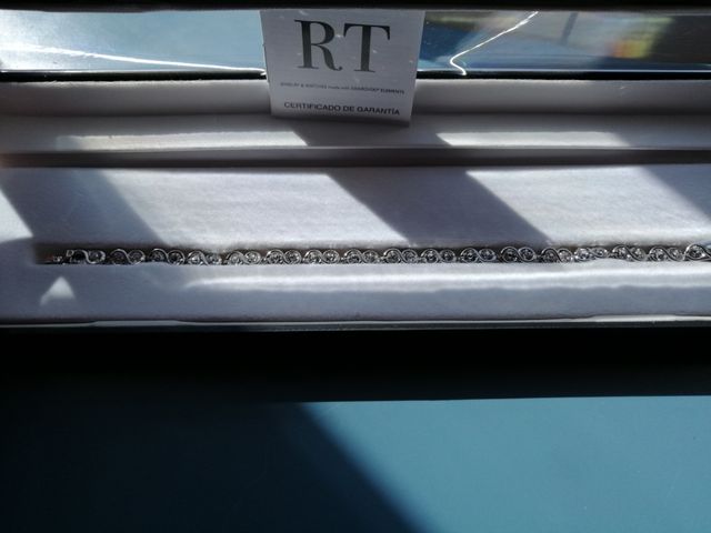 Pulsera fina con Swarovski 