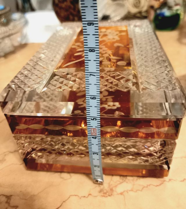 Scatola cristallo molato 