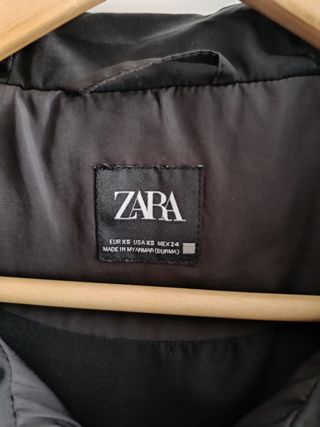 Chaleco plumífero zara