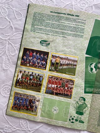 album de cromos futbol (mundial de 1982)
