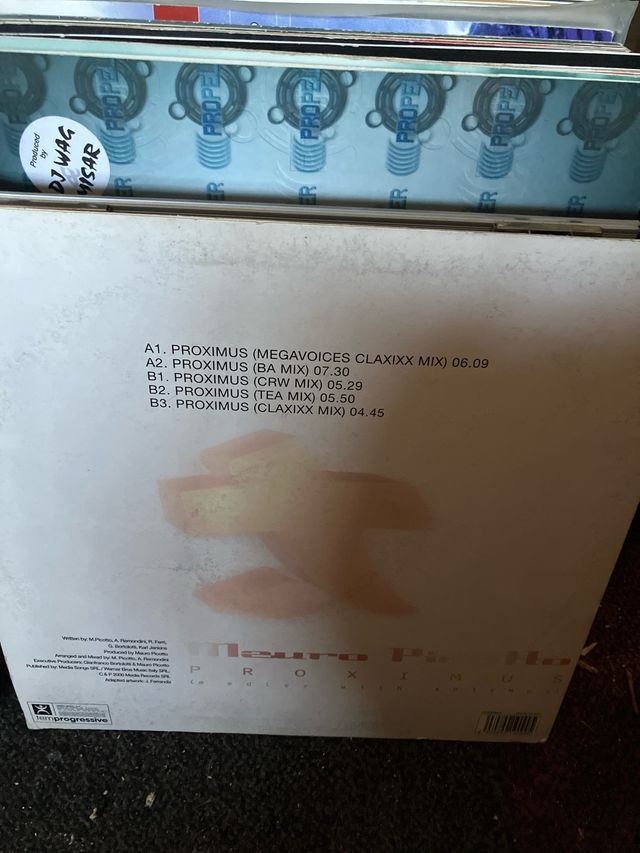 Vinilo Mauro Picotto Proximus