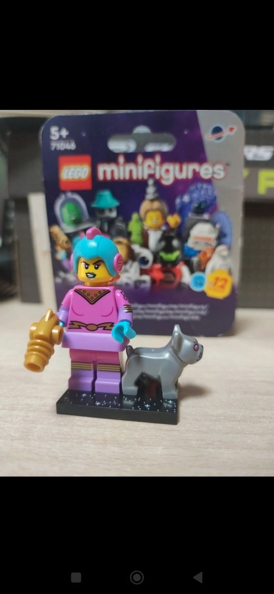 MINIFIGURA LEGO CHICA ASTRONAUTA VINTAGE SERIE 26