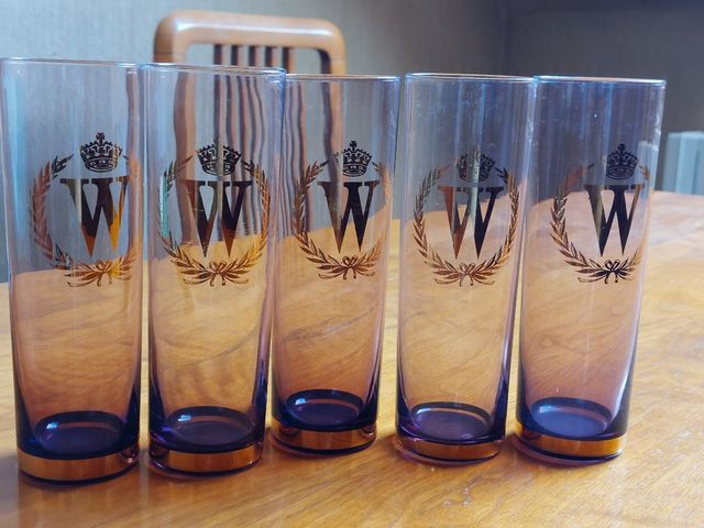 Licorera y vasos, Vintage