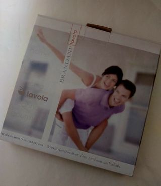 Tagliere in vetro per cioccolato con coltello inox